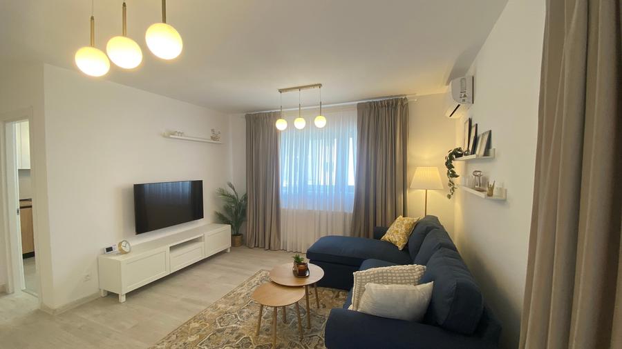 Apartament cu 2 camere decomandat, mobilat în Industriilor