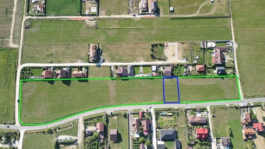 Teren Construcții intravilan de 1000 mp, în Glăjărie