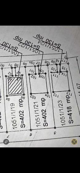 Teren de 532 mp, în Exterior Vest