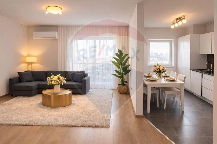 Apartament cu 2 camere semidecomandat, mobilat în Theodor Pallady — fotografia 3