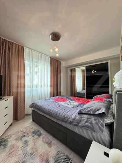 Apartament cu 3 camere semidecomandat, mobilat în Florești