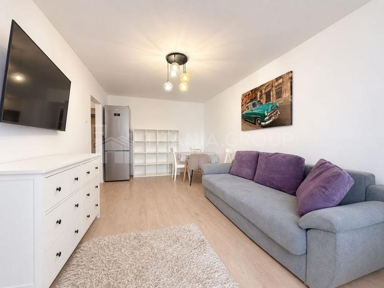 Apartament cu 3 camere decomandat, mobilat în Răcădău