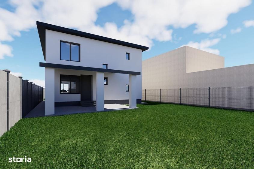 Casă cu 4 camere cu Teren 500 Mp în Ciorogârla