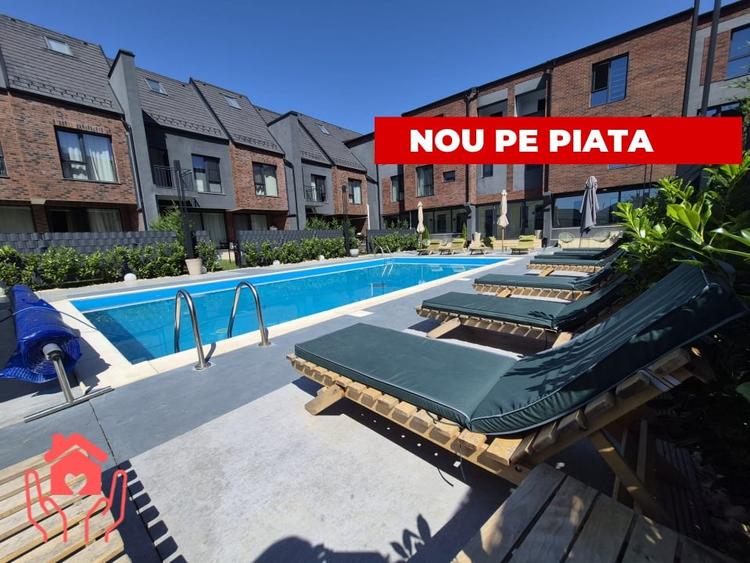 Apartament cu 3 camere semidecomandat, mobilat în Pipera