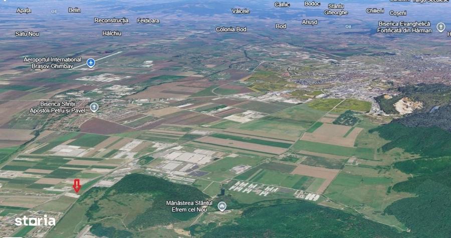 De vanzare teren 10600 mp cu autorizatie constructie hala! - 2