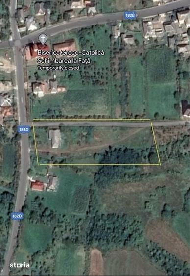 Teren de 2600 mp, în Băița