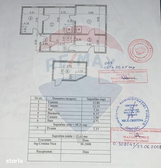 Apartament cu 2 camere nedecomandat în Grivița