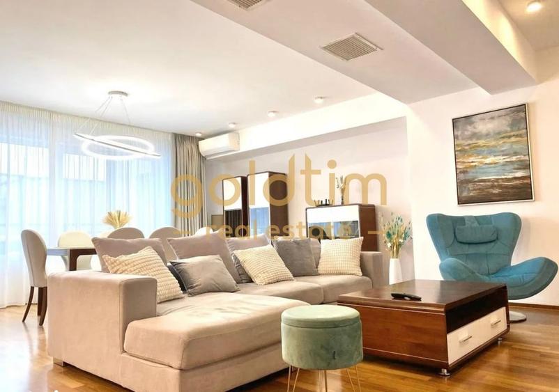 Apartament cu 3 camere decomandat, mobilat în Herăstrău