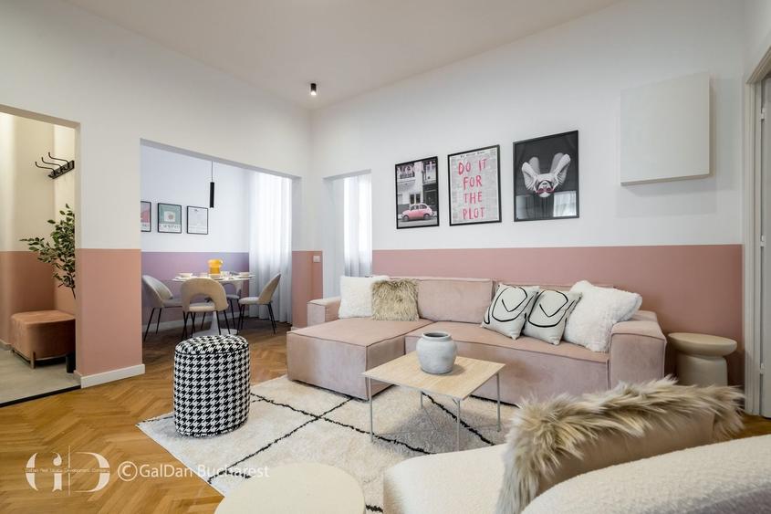 Apartament cu 4 camere, mobilat în Amzei