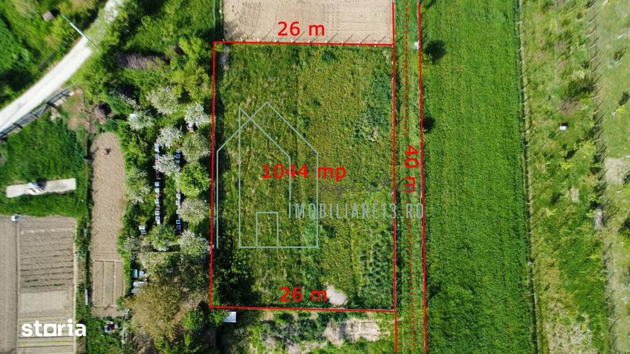 Teren de 1044 mp, în Săsciori