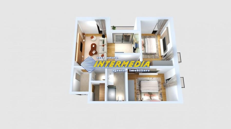Apartament cu 3 camere decomandat în Cetate