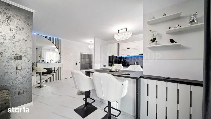Apartament cu 3 camere, mobilat în Avantgarden
