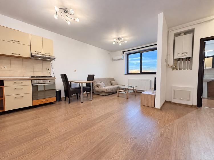 Apartament cu 2 camere semidecomandat, mobilat în Iancului