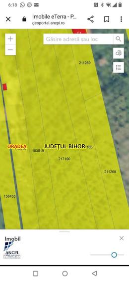 Teren de 14251 mp, în Podgoria