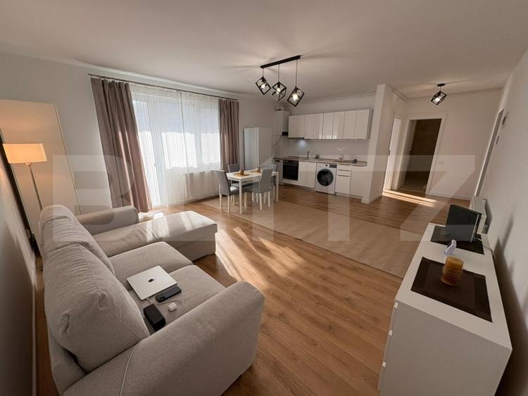 Apartament cu 2 camere semidecomandat, mobilat în Florești — fotografia 3
