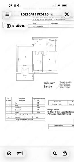 Apartament cu 2 camere decomandat în Fundeni