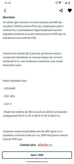 Teren în Iris