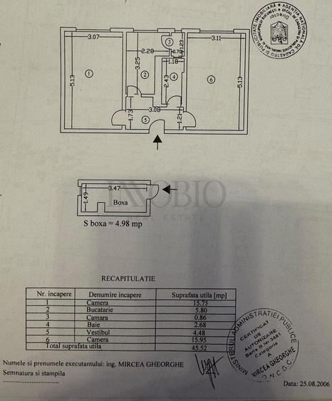 Apartament cu 2 camere decomandat, mobilat în Floreasca