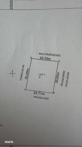Teren de 769 mp, în Central