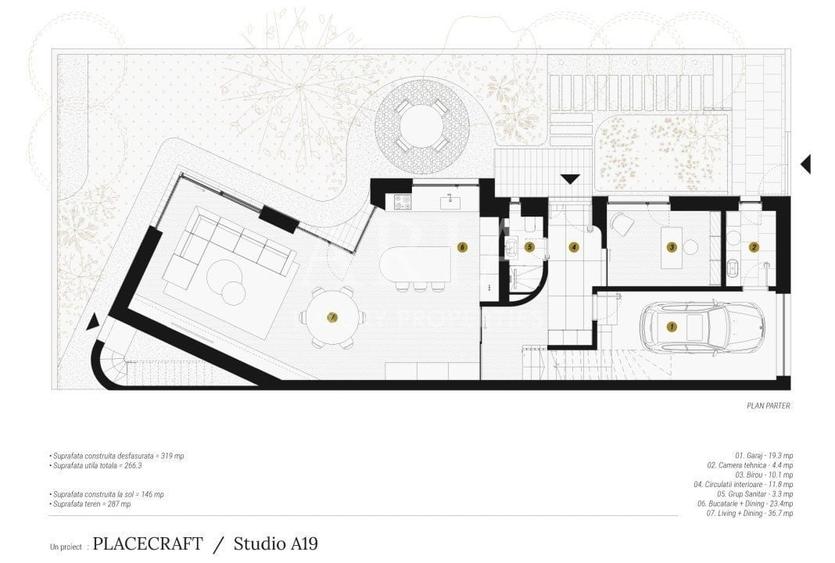 Casă individuală cu 7 camere cu Piscina în Pipera
