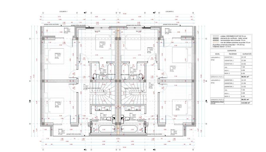Duplex cu 4 camere cu Canalizare în Budiului