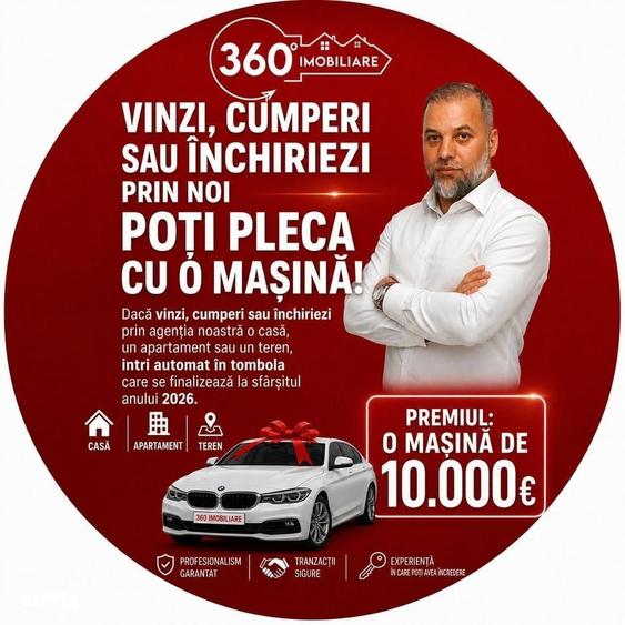 Apartament cu 3 camere decomandat în Soarelui