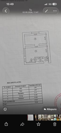 Proprietar pf, Apartament 2 camere, Podu Ros bvd Socola, etaj 3/4 - 2