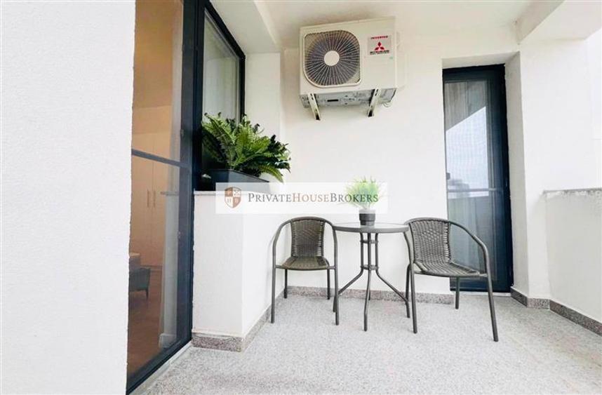 Apartament cu 2 camere semidecomandat, mobilat în Pipera