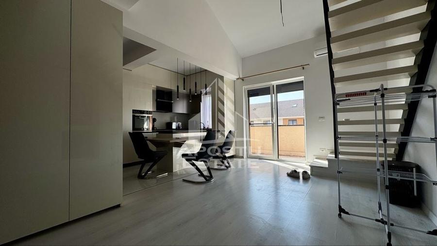 Apartament cu 3 camere semidecomandat, mobilat în Giroc