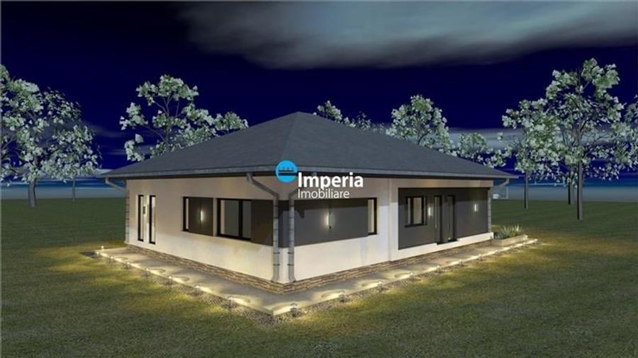 Casă individuală cu 4 camere cu Teren 500 Mp în Bucium