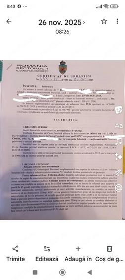 Teren de 203 mp, în Chitila