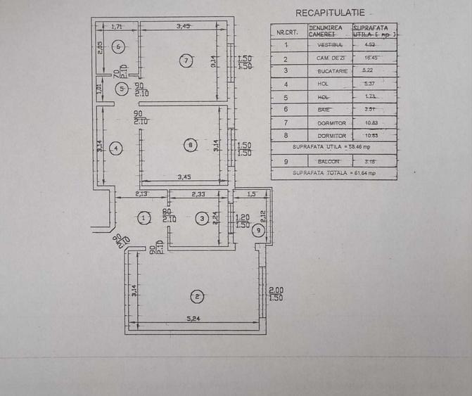 Vanzare - Apartament 3 camere Titan, Sector 3, Bucuresti, Aleea Barajul Dunarii, langa Piata Minis si Liceul Al. I. Cuza - 8
