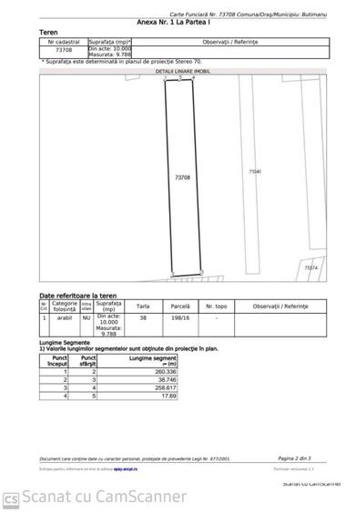 Teren Construcții intravilan de 9788 mp, în Crevedia