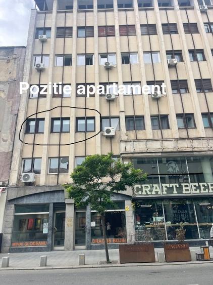 Garsonieră decomandată, mobilată în Cișmigiu