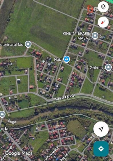 Teren Construcții intravilan de 850 mp, în Ghiroda