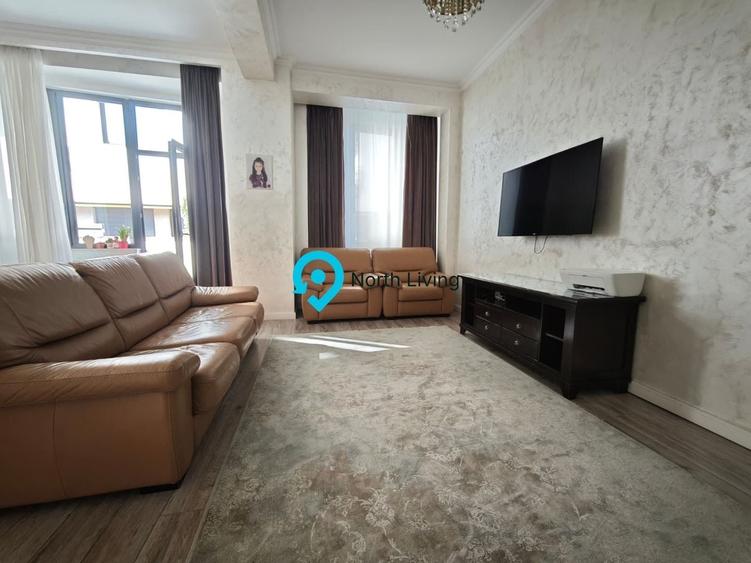 Apartament cu 3 camere semidecomandat, mobilat în Dămăroaia