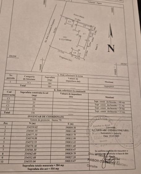 Casă individuală cu 4 camere cu Canalizare în Pipera