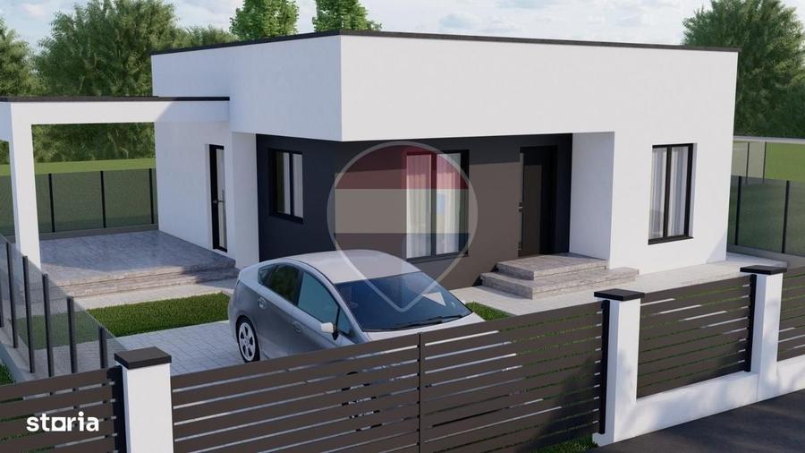 Casă cu 3 camere cu Teren 332 Mp în Afumați