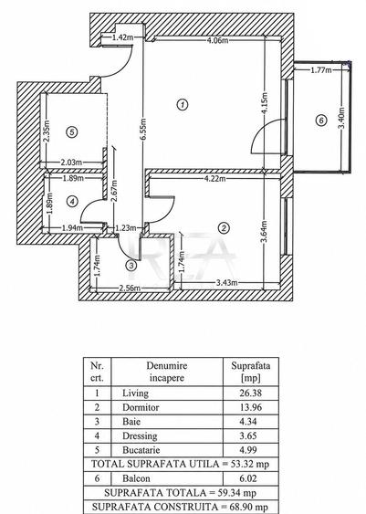 2 camere + dressing in ONE Herastrau Towers - 8