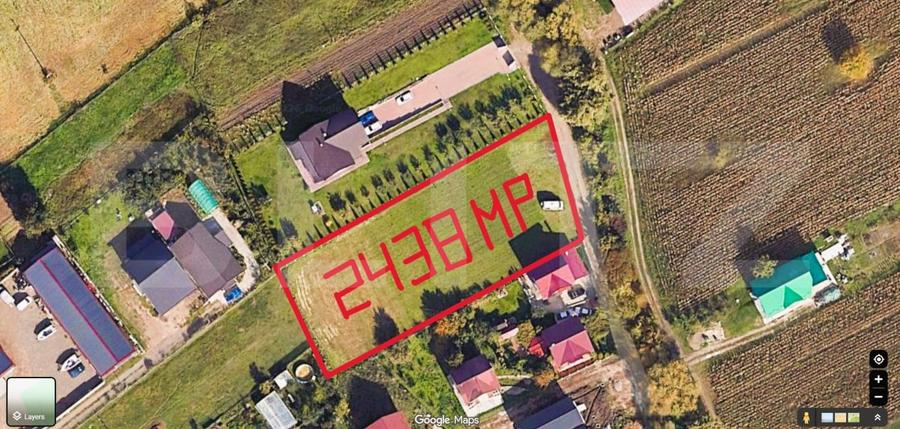 Teren Construcții intravilan de 2438 mp, în Ițcani