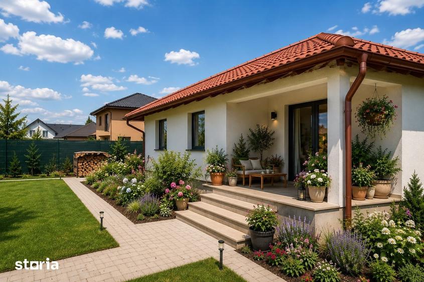 Casă cu 4 camere cu Teren 500 Mp în Corunca