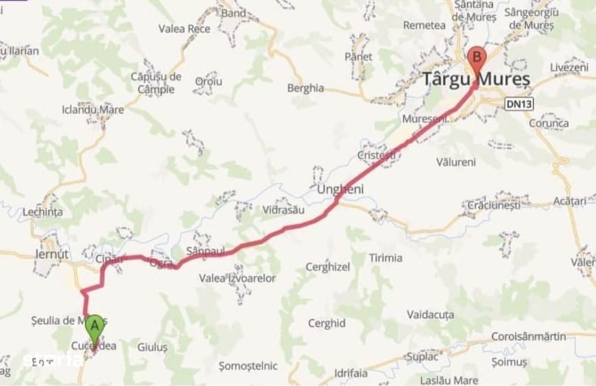 Teren de 2318 mp, în Cucerdea