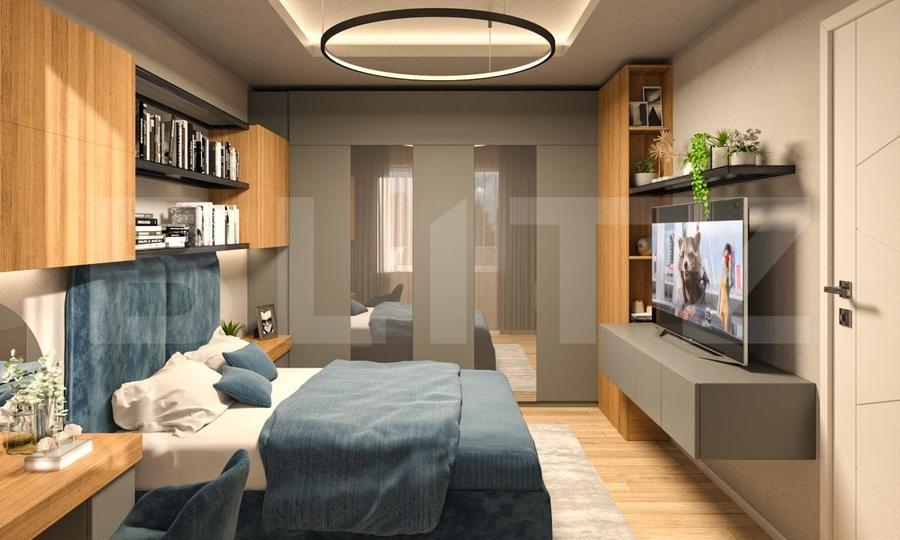 Apartament modern, semifinisat, cu 2 camere, 43,4mp, Apahida - 4