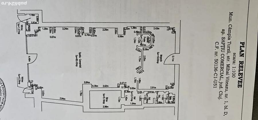 Spațiu comercial, de 91 mp, în Câmpia Turzii