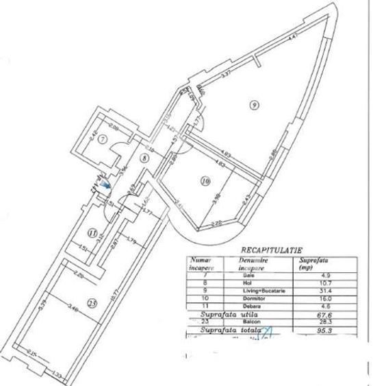 Apartament 3 camere Timpuri Noi - 11