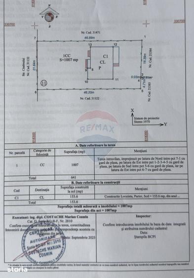 Casă cu 4 camere cu Teren 1007 Mp în Alexandru I. Cuza