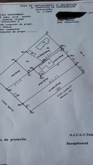 Teren de 4392 mp, în Nanov