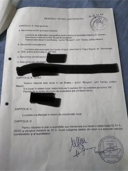 Teren de 4475 mp, în Tarcău