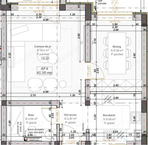 Apartament cu 2 camere decomandat în Girocului