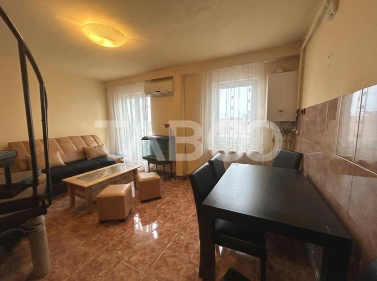 Apartament cu 3 camere semidecomandat, mobilat în Terezian